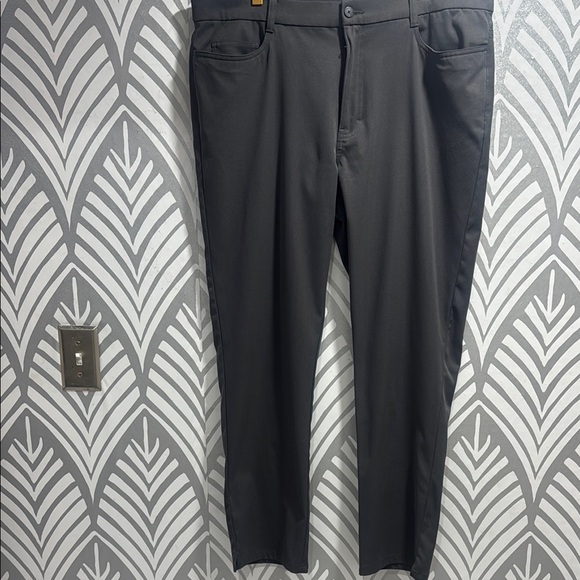 Callaway Gray Dress Pants with Smooth Fabric and Straight Leg Cut - Picture 1 of 7